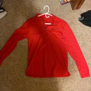 Red Nike sweater
